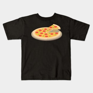 Tasty Cheese Pizza Slice Kids T-Shirt
